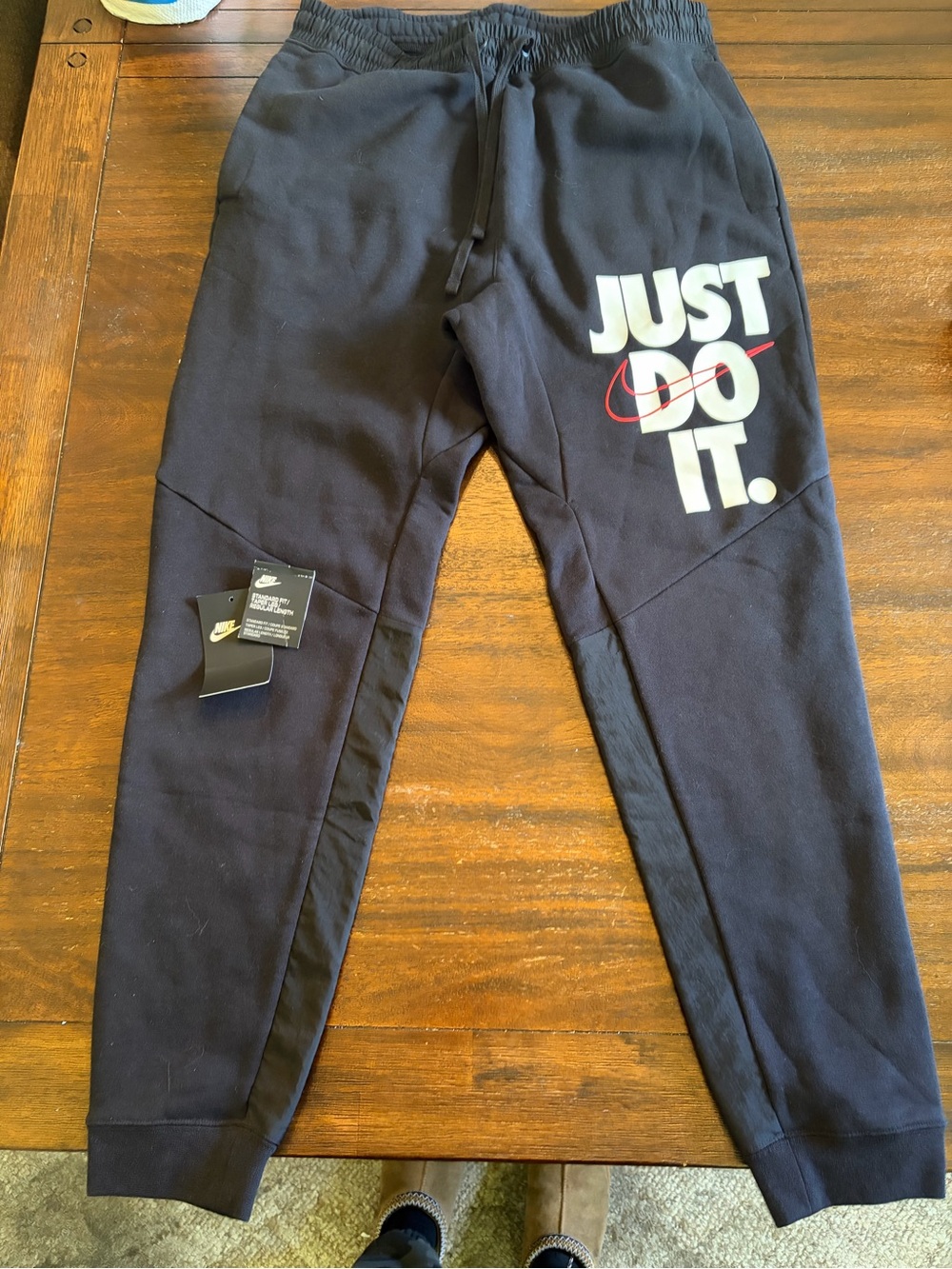Mens Nike Athletic Gym Just Do It Jogger Fleece Pants Sweatpants New
